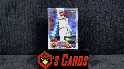 Topps Chrome Nick Castellanos Phillies Prizm Refractor