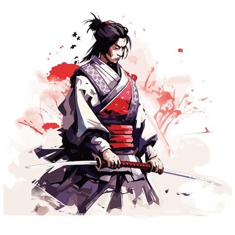 Premium Vector Tshirt Samurai Logo Vector