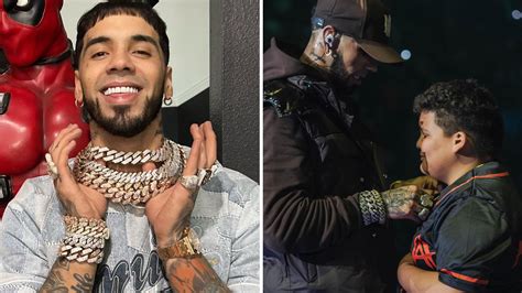 Anuel Deja De Lado La Pol Mica Y Emociona A Un Peque O Fan Con Un