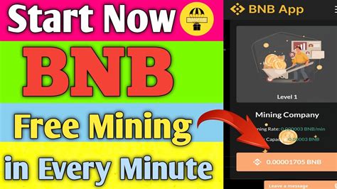 Claim Now Instant Free Bnb Mining Site Start Mining Free Bnb Every