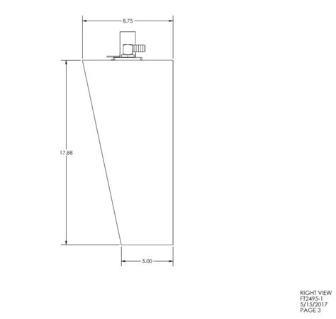 Moeller Gallon Marine Fuel Tank