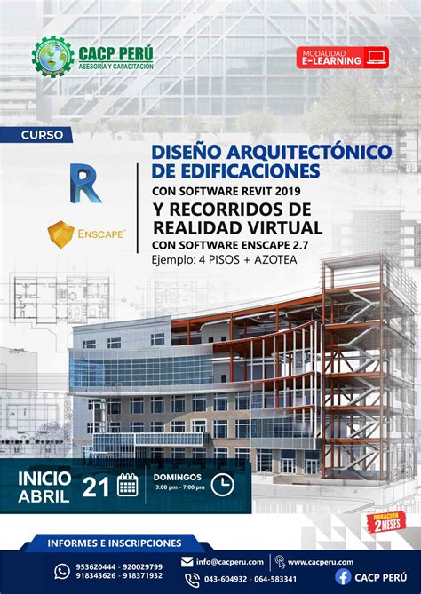 Cacp Per Curso Dise O Arquitect Nico De Edificaciones Con Software