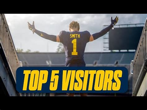 The Wolverine Breaks Down Michigan Football S Top 5 Recruits Visiting