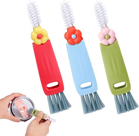 3 In 1 Cup Lid Gap Cleaning Brush 3 Pack Multifunction Insulation Bottle Cleaning Tools For