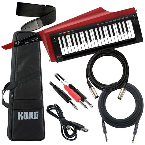 Korg Rk S Keytar Translucent Red Cable Kit Reverb