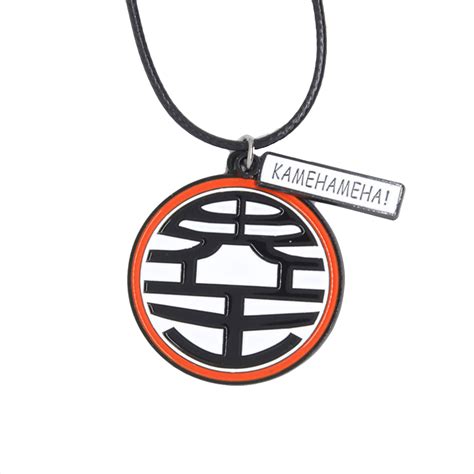 Shop new Dragon Ball King Kai Anime Symbol Black Necklace at Otakucollect.com