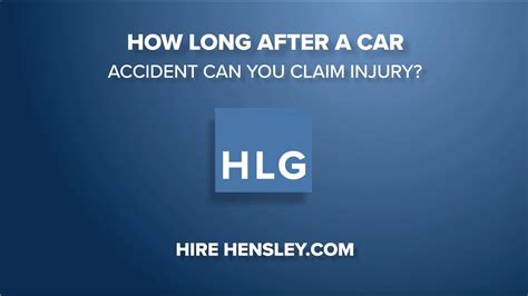 How Long After A Car Accident Can You Claim Injury Youtube