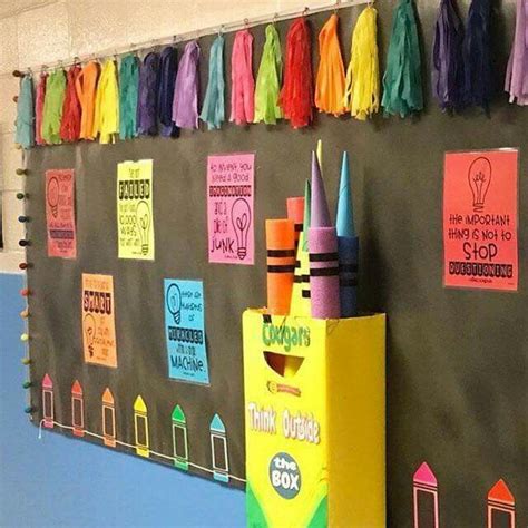 Pin on salón crayola Crayon themed classroom Kindergarten classroom