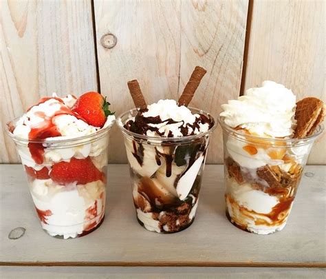 Yummy Sundae Ice Creams🍦😍😋 ️🍨🍧 Receitas Saborosas Receitas Sobremesas Individuais