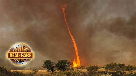 Huge Fire Tornado Caught On Camera Real Or Fake Youtube