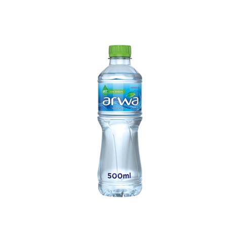 Arwa Still Water Bottled Drinking Water Pet 500ml Single Piece