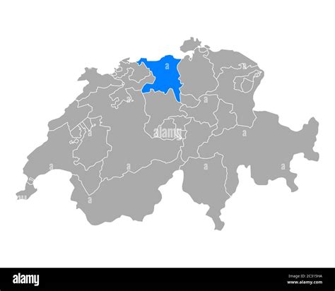 Map Of Aargau Hi Res Stock Photography And Images Alamy