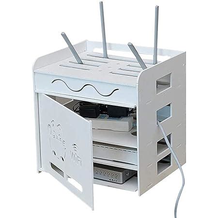 Hggzeg Routeur Wifi Bo Te De Rangement Tag Res Flottantes Meuble Tv