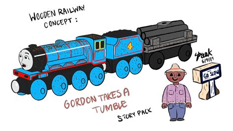 Wooden Railway Concept for Gordon Takes a Tumble by Kingofallkongs on DeviantArt