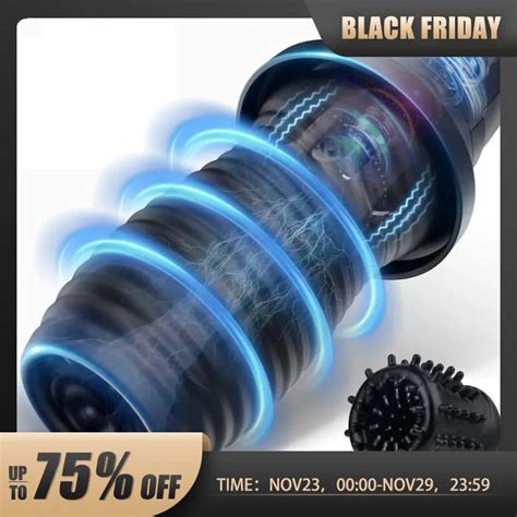 Automatic Male Masturbator Rotation Vibration Machine Penis Glans Trainer Massager Pocket Pussy