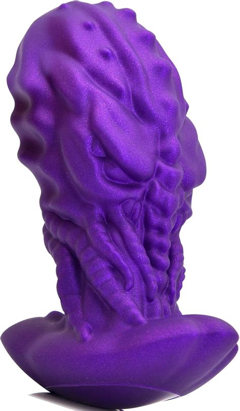 Amazon Anal Plug Monster Dildo With Safe Curved Base Purple Silicone Octopus Butt Plug