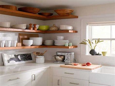 etagere  angle pour rangement cuisine pratique