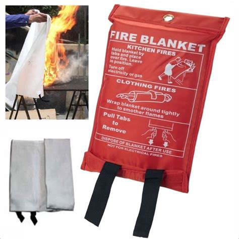 China Customized Silicone Coated Fire Blankets Made Of Fiberglass