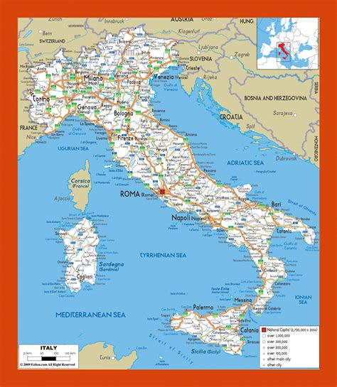 Large Detailed Map Of Cesena