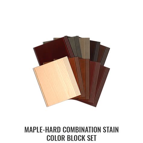 Maple Hard Combination Stains Color Block Set Walzcraft