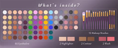 Amazon UCANBE Colors Nude Eyeshadow Palette With Pcs Makeup Brushes Set Matte