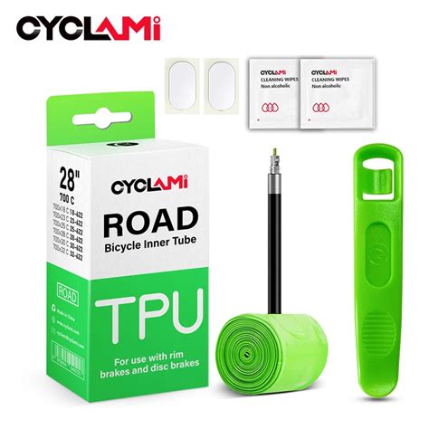 CYCLAMI Ultralight Bicycle Inner Tube Road Bike Bicycle TPU Inner Tire