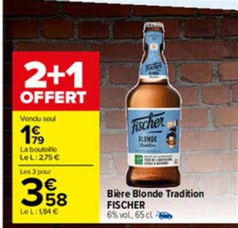 Promo Bi Re Blonde Tradition Fischer Chez Carrefour Icatalogue Fr