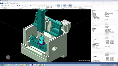 Mastercam Tutorial Machine Simulation With Multsuface 5 Axis Youtube