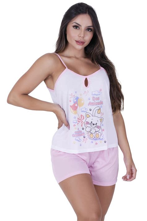 Comprar Baby Doll Em Malha Al As Fixas E Detalhe Na Frente Janice