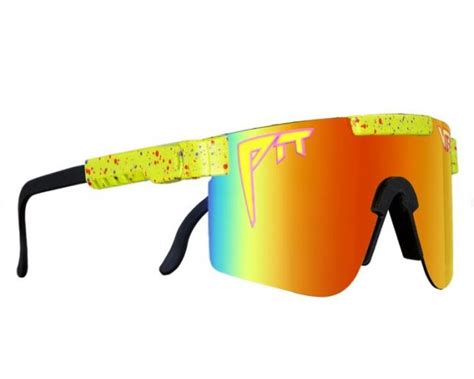 Pit Viper The Originals Polarized The 1993 Yellow with Purple and Pink ...