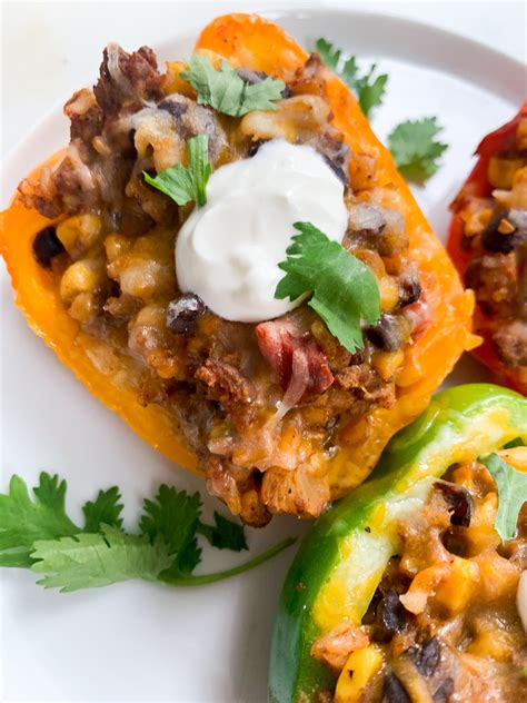 Taco Stuffed Peppers - Wellness by Kay