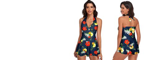 Omichic Tankini Bathing Suits For Women Two Piece Modest