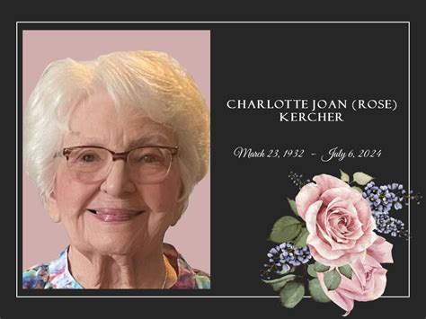 Charlotte Joan Rose Kercher Lone Star Cremation