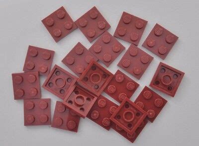 20 X LEGO STEINE BAUSTEINE 2 X 2 NOPPEN PLATTEN PLATTE 3022 FLACH