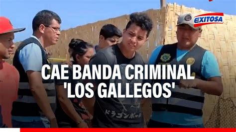 PNP Captura A Miembros De La Banda Criminal Los Gallegos En