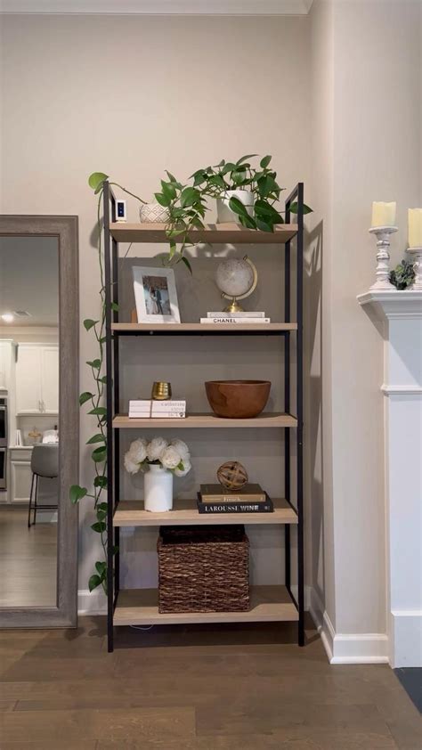 Shelf Styling Idea Shelf Decor Living Room Apartment Living Room