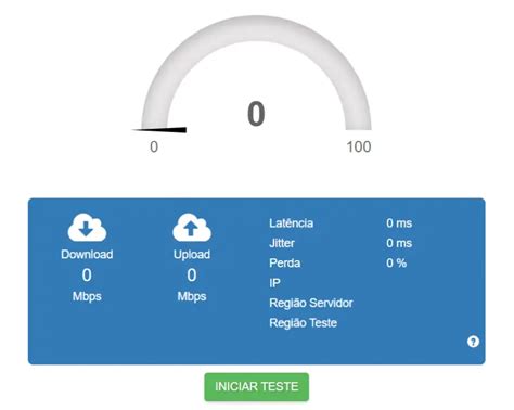 EAQ Brasil Banda Larga Teste De Velocidade Da Internet