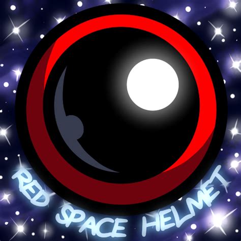 Red Space Helmet