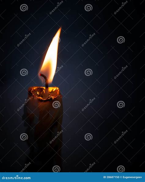 Closeup Photo Of Candle Flame Stock Photo Image Of Flame Black