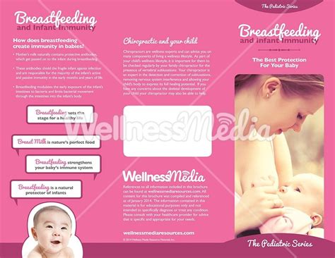 Breastfeeding And Infant Immunity Brochure