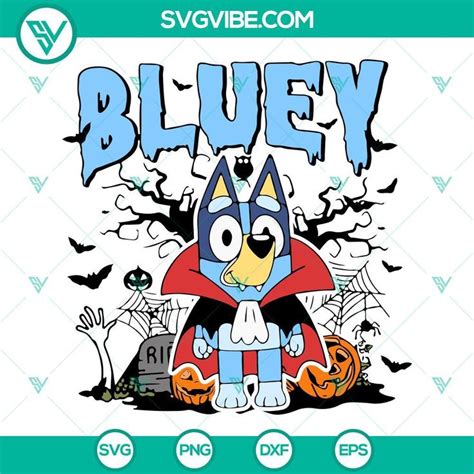 Bluey Bingo Halloween SVG Image Bundle Trick Or Treat SVG File Bluey