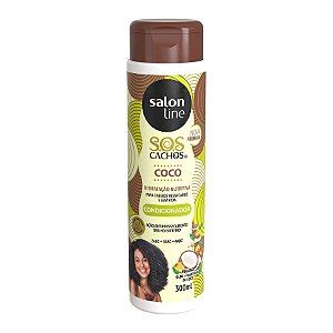 Creme Para Pentear S O S Cachos Coco Tratamento Profundo 300ml Salon