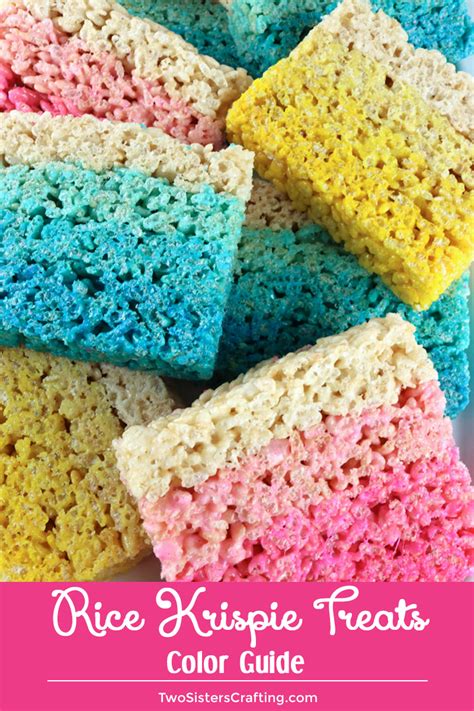 Rice Krispie Treats Color Guide Two Sisters