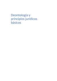 TEMA 1 deontología principios jurídicos y básicos Docsity