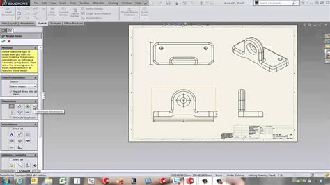 Solidworks Engineering Drawing At Paintingvalley Explore