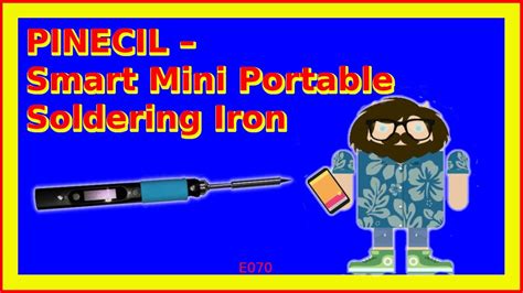 Pinecil 64 Smart Mini Portable Soldering Iron Youtube