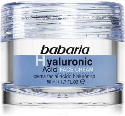 Babaria Hyaluronic Acid crème hydratante visage notino fr