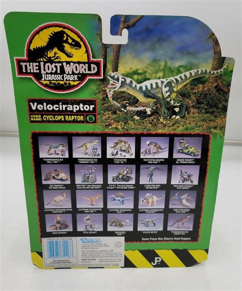 Mavin Kenner Jurassic Park Lost World Velociraptor Cyclops