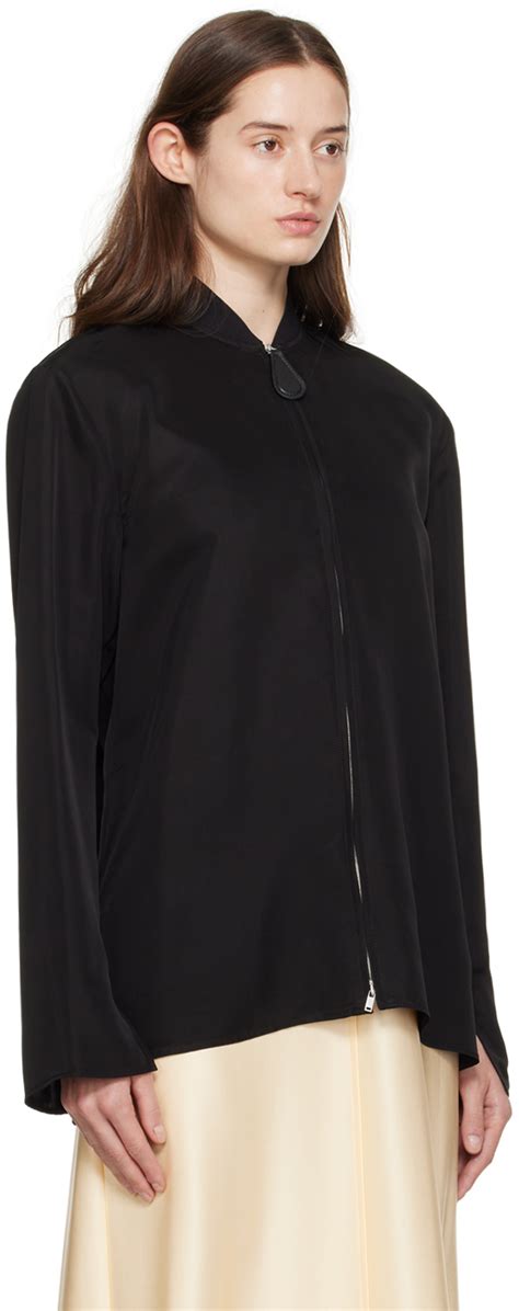 Jil Sander Black Lightweight Jacket Jil Sander