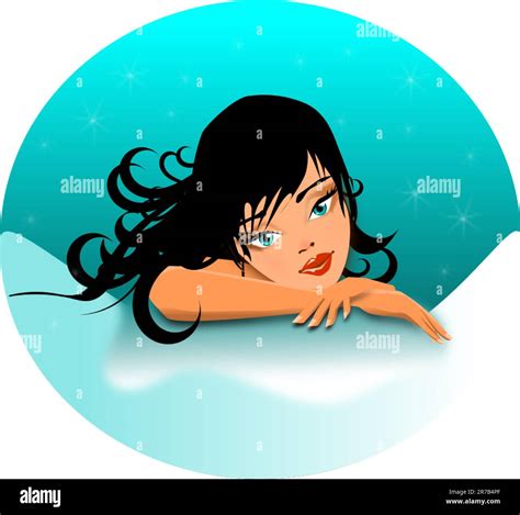 Illustration Of Beautiful Woman Stock Vector Image And Art Alamy